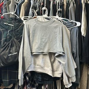 Alo Cropped Sweatshirt